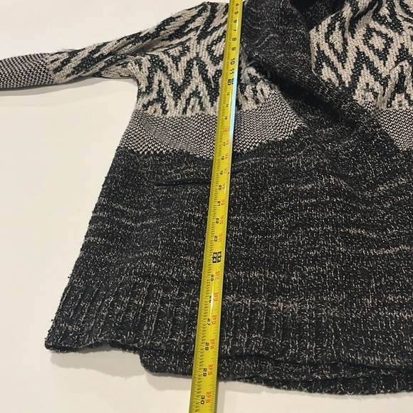 Lucky Brand Stargazer Wool Blend Knit Open Front Cardigan Size large - Picture 9 of 12